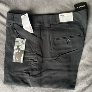 Express Editor pants, black, size 12L (Long)